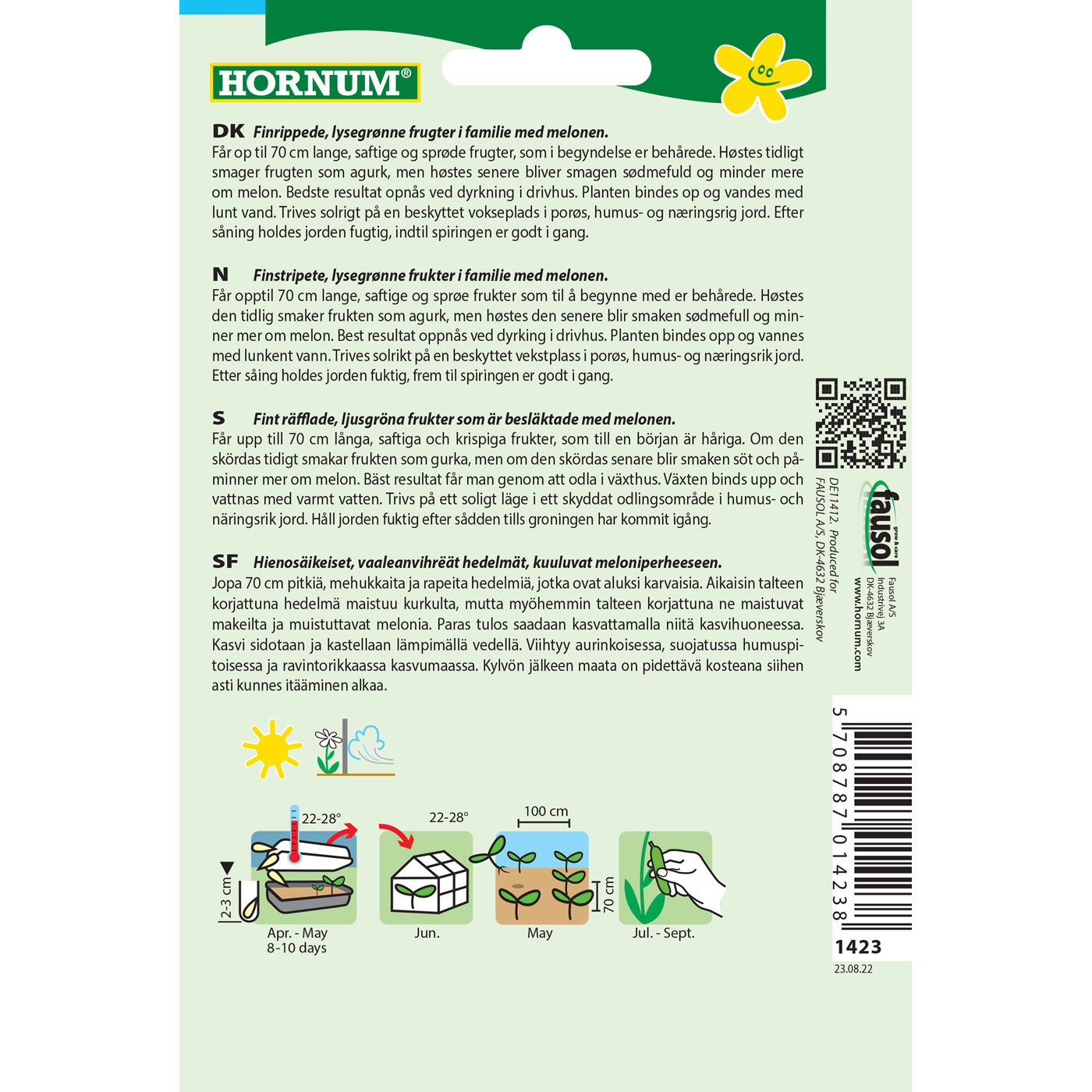 Kurkkumeloni Armenische Carosello Barese - Image 2