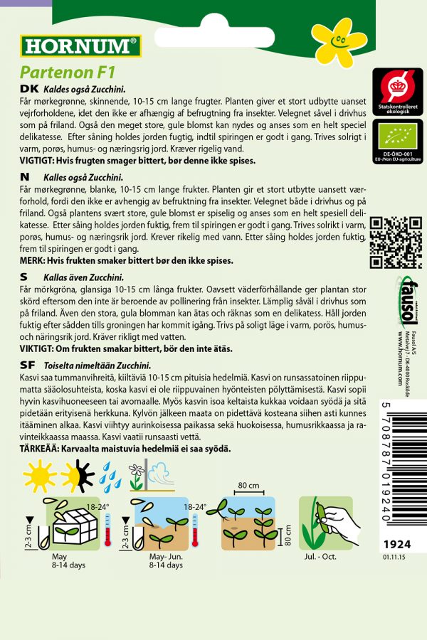 Kesäkurpitsa, Luomu - Image 2