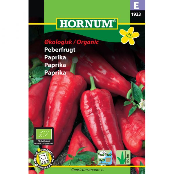 Paprika, Luomu