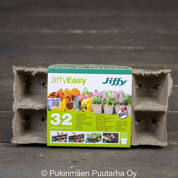 Jiffy Easy turveruukkukenno 6 x 6 cm, 32 kpl