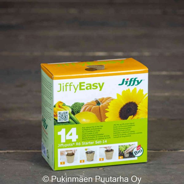 Jiffy Turveruukku ja turvepelletti, 14 kpl/pakkaus
