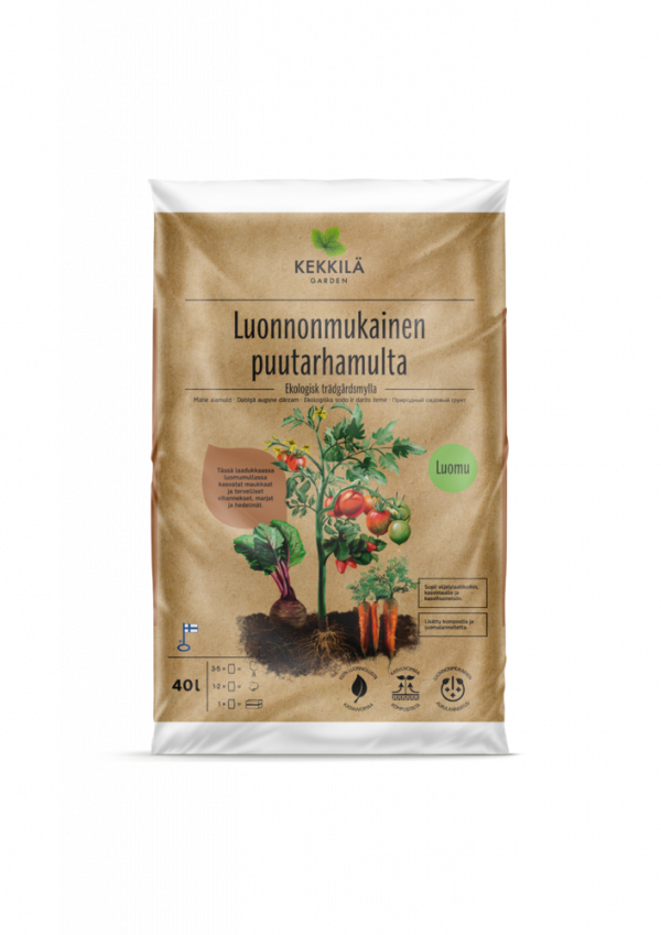 Luonnonmukainen puutarhamulta 40 L