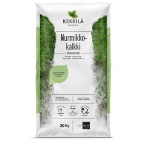 kalkki nurmikon hoitamiseen